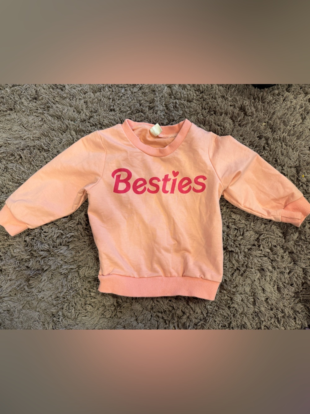 Bestie's Pink Graphic Sweatshirt